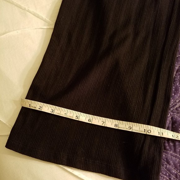 NWT Gap ribbed belt-tie tank jumpsuit, black, XS - Picture 10 of 11